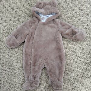 Adorable Tan Baby Bear Winter Suit